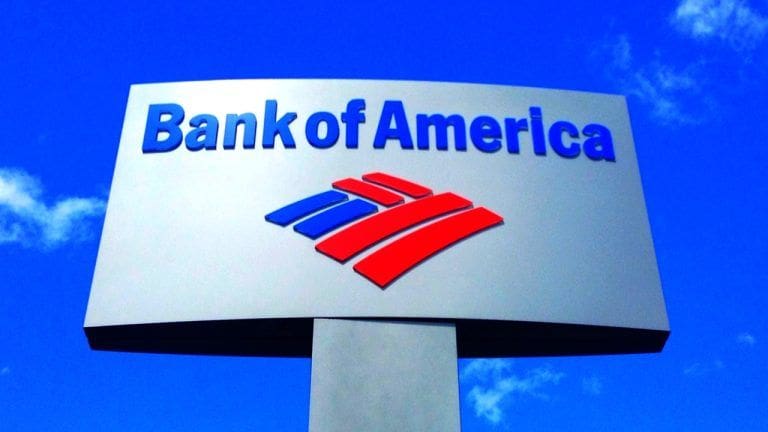 Billboard of Bank of America