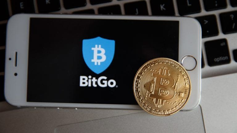 Bitgo logo on phone