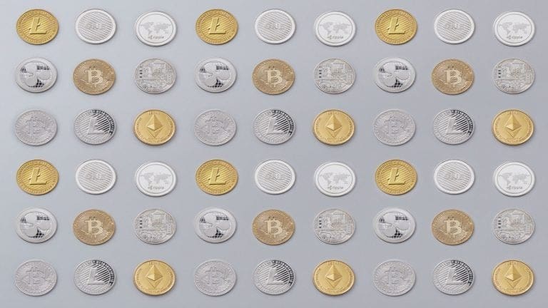 Image showing different crypto assets such as Bitcoin, Litecoin, etc