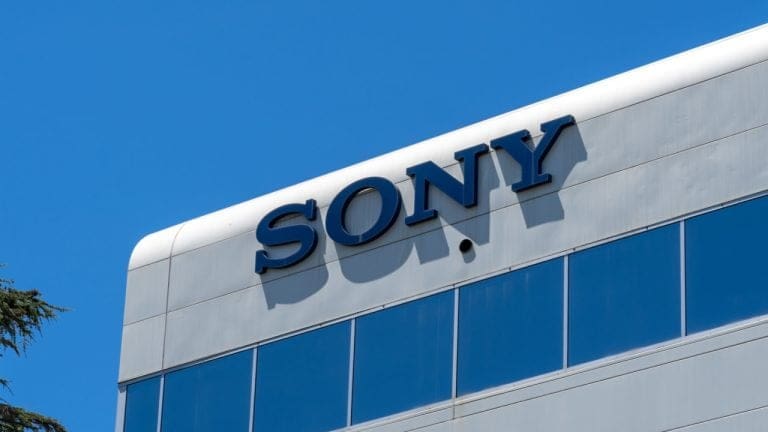 Sony building in the day time.