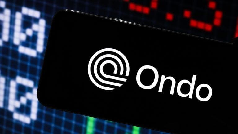Ondo logo on mobile device